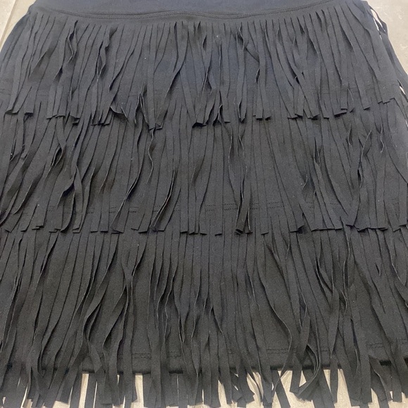 Three Tier Fringe Skirt - Picture 3 of 8